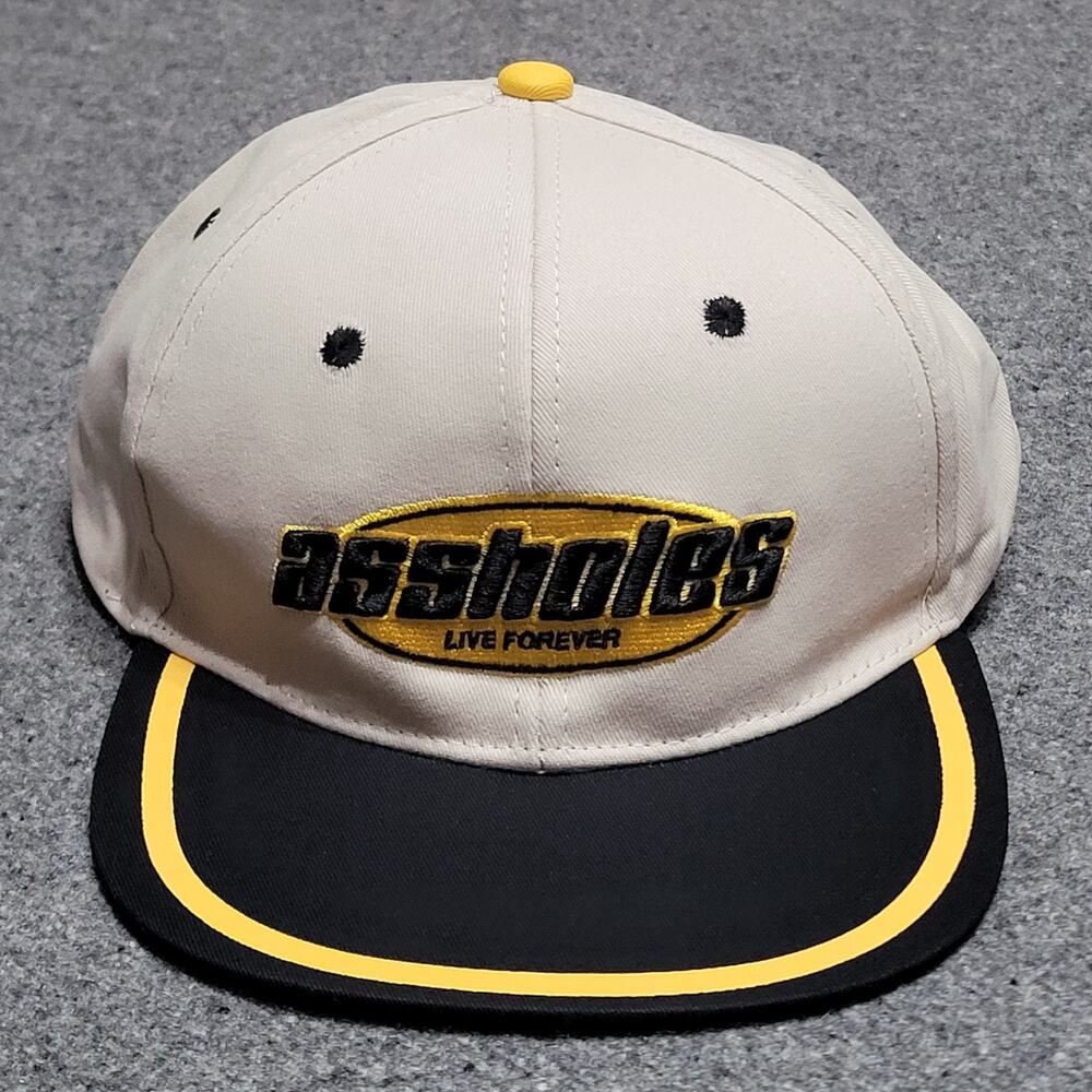 Assholes*s Live Forever Hat Baseball Cap Men Black Tan Gold ALF Patch Snapback